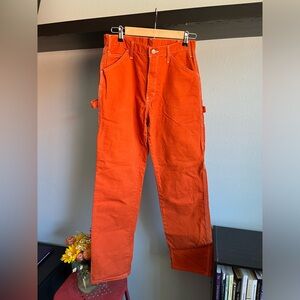 Vintage Dickies carpenter pants orange 32x32
